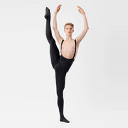 Mens Ballet Leotards - Spandex One-Piece Scoop Neck Bodysuit Dance Gymnastics for Men - DancerInn