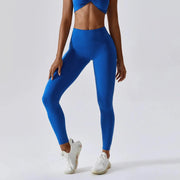 Women Athletic High Waist Leggings Seamless Yoga Gym Tights Stretchy Fitness Activewear Pants - DancerInn