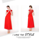 3d cut hem ballroom dress competition elegant french lace flowy dance dress - 38072192401591 - 38072192401591