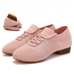 Dance Shoes for Jazz Dance Salsa Dance Shoes for Women Knitted Latin Ballroom Practice Shoes DancerInn - 32173797277879 - 32173797277879
