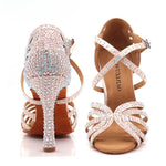 mesh peep toe salsa dance shoes - 35863159308471 - 35863159308471