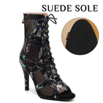 Leopard Print High Heel Sandals - Women's Dance Heels Shoes for Latin Jazz Tango Salsa Pole Dance DancerInn - 32166816153783 - 32166816153783