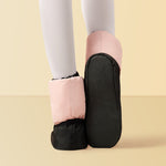 Ballet Warm Up Booties - Winter Ballet Boots Warm Up Dance Shoes, Breathable Fleece, Non-Slip Sole DancerInn - 32205002735799 - 32205002735799