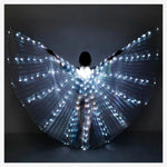 Multicolor LED Lights Belly Dance Isis Wings with Telescopic Sticks for Adults and Children - DancerInn - 26130868568247 - 26130868568247