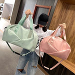 Women’s Waterproof Gym Bag with Dry Wet Separation Shoulder Strap for Fitness Training Travel Dance - DancerInn - 26839945806007 - 26839945806007