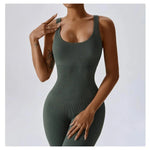 One-Piece Seamless Yoga Suit Stretch Bodysuit Fitness Workout Gym Dance Clothes for Women - DancerInn - 27324596158647 - 27324596158647