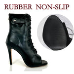 Black High Heel Peep Toe Shoes Dancing Sandals for Latin, Ballroom, Salsa, Jazz Dance & Party DancerInn - 32177595613367 - 32177595613367