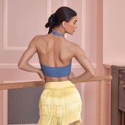 Fringe Dance Skirt - Multicolor Tassel Skirts with Built-in Shorts for Latin Dance ZYMOZYM