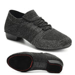 Dance Shoes for Jazz Dance Salsa Dance Shoes for Women Knitted Latin Ballroom Practice Shoes DancerInn - 32173797146807 - 32173797146807