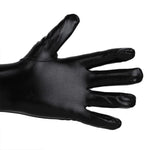 Long Black Leather Gloves - Sexy Shiny Patent Latex Gloves for Halloween Costume, Cosplay & Dance - DancerInn  Women Dance Accessories - 32305116315831 - 32305116315831