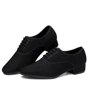 Salsa Dance Shoes for Men - Professional Soft Sole Lace Up Breathable Mesh Ballroom Dancing Shoes for Latin Tango & Modern Dance Practice - DancerInn