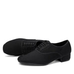Salsa Dance Shoes for Men - Professional Soft Sole Lace Up Breathable Mesh Ballroom Dancing Shoes for Latin Tango & Modern Dance Practice - DancerInn  - 32687990636727 - 32687990636727