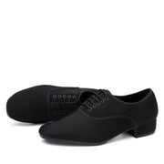 Salsa Dance Shoes for Men - Professional Soft Sole Lace Up Breathable Mesh Ballroom Dancing Shoes for Latin Tango & Modern Dance Practice - DancerInn