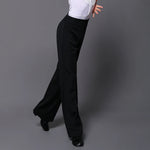 Boys Dance Trousers - Professional Boys Ballroom Pants for Latin, Tango & Samba - Elastic Waist, Breathable, Loose Fit for Training & Competition - DancerInn  - 32993788166327 - 32993788166327