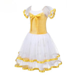 yellow long tulle skirt ballet clothes for girl - 37400580161719 - 37400580161719