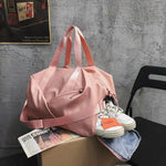 Women’s Waterproof Gym Bag with Dry Wet Separation Shoulder Strap for Fitness Training Travel Dance - DancerInn - 26839945707703 - 26839945707703