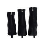 Dancing Boots for Women Stiletto Booties Jazz Dance Boots with Peep Toe Hig Heel for Latin Tango Salsa DancerInn - 32169795879095 - 32169795879095