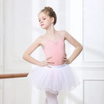 Ballet Skirt Tutu for Girls - Fluffy Soft Yarn 4-Layer Tulle Kids Dance Mini Skirt for Toddler&Children - DancerInn  - 32772304273591 - 32772304273591