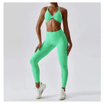 Women Athletic High Waist Leggings Seamless Yoga Gym Tights Stretchy Fitness Activewear Pants - DancerInn - 26954855186615 - 26954855186615