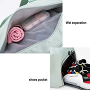 Women’s Waterproof Gym Bag with Dry Wet Separation Shoulder Strap for Fitness Training Travel Dance - DancerInn