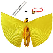 Professional Egyptian Belly Dance Costume ISIS Wings with Sticks for Women and Children - DancerInn