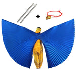 Professional Egyptian Belly Dance Costume ISIS Wings with Sticks for Women and Children - DancerInn - 26552563302583 - 26552563302583