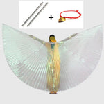 Professional Egyptian Belly Dance Costume ISIS Wings with Sticks for Women and Children - DancerInn - 26552565399735 - 26552565399735