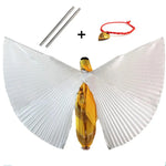 Professional Egyptian Belly Dance Costume ISIS Wings with Sticks for Women and Children - DancerInn - 26552563269815 - 26552563269815