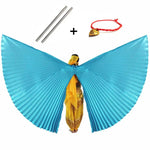 Professional Egyptian Belly Dance Costume ISIS Wings with Sticks for Women and Children - DancerInn - 26552564252855 - 26552564252855