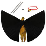 Professional Egyptian Belly Dance Costume ISIS Wings with Sticks for Women and Children - DancerInn - 26552564154551 - 26552564154551