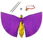 Professional Egyptian Belly Dance Costume ISIS Wings with Sticks for Women and Children - DancerInn - 26552563761335 - 26552563761335
