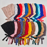 Elegant Soft Modal Muslim Turban Hat with Inner Hijab Cap for Women - DancerInn - 26749206757559 - 26749206757559