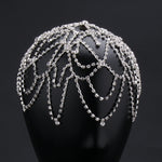 Crystal Headband Gatsby Headpiece Vintage Rhinestone Multilayer Belly Dance Hair Accessories DancerInn - 32230180192439 - 32230180192439