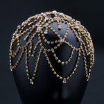 Crystal Headband Gatsby Headpiece Vintage Rhinestone Multilayer Belly Dance Hair Accessories DancerInn - 32230180159671 - 32230180159671