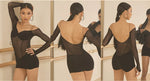 long sleeve gymnastics leotards black - 38368682999991 - 38368682999991