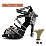 rhinestone latin dance shoes for beginners - 35788568985783 - 35788568985783
