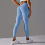 Women High Waist Butt Lifting V Butt Push Up Shaping Toning Sculpting Slimming Yoga Gym Fitness Center Exercise Leggings - DancerInn - 27045770592439 - 27045770592439