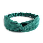 Knot Headbands For Women - Soft Elastic Cross Knot Vintage Headband for Yoga and Ballet Dance - DancerInn 32