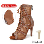 tan mesh salsa shoes high heel - 35767651762359 - 35767651762359