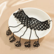 Gothic Bracelets Punk Chain Finger Bracelet Adjustable Vintage Link Hand Harness Ring for Parties, Festivals, and Daily Wear - DancerInn Women Dance Accessories
