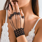 Gothic Bracelets Punk Chain Finger Bracelet Adjustable Vintage Link Hand Harness Ring for Parties, Festivals, and Daily Wear - DancerInn Women Dance Accessories  - 32290665070775 - 32290665070775