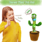 plush cactus dancing toy for baby - 36124863889591 - 36124863889591