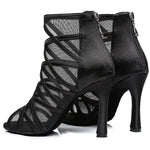 black mesh latin dance boots - 35986386714807 - 35986386714807
