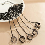 Gothic Bracelets Punk Chain Finger Bracelet Adjustable Vintage Link Hand Harness Ring for Parties, Festivals, and Daily Wear - DancerInn Women Dance Accessories  - 32290665300151 - 32290665300151