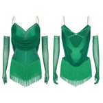 ladies latin fringe bodysuit - 36012098650295 - 36012098650295