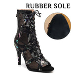 Leopard Print High Heel Sandals - Women's Dance Heels Shoes for Latin Jazz Tango Salsa Pole Dance DancerInn - 32166731284663 - 32166731284663