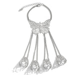 Gothic Bracelets Punk Chain Finger Bracelet Adjustable Vintage Link Hand Harness Ring for Parties, Festivals, and Daily Wear - DancerInn Women Dance Accessories  - 32290665824439 - 32290665824439