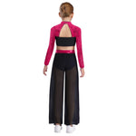 blue pants girl dance costume set - 36607274549431 - 36607274549431