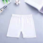 Girls Dance Underwear - 6pcs Solid Color Elastic Waist Toddler Kds Bike Shorts Leggings for 2-10 Years - DancerInn