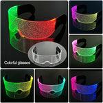 neon pink glasses for rave party - 36637429858487 - 36637429858487